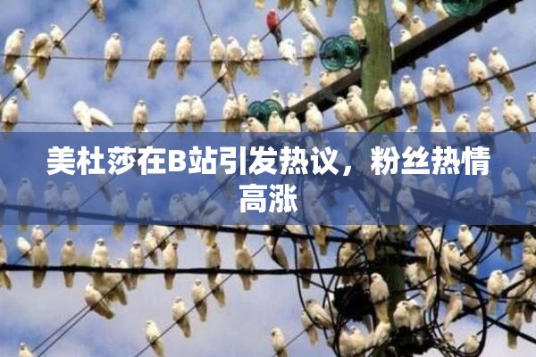 美杜莎在B站引发热议，粉丝热情高涨