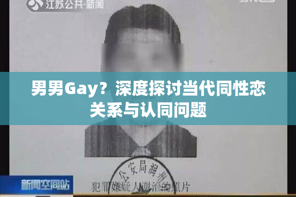 男男Gay？深度探讨当代同性恋关系与认同问题
