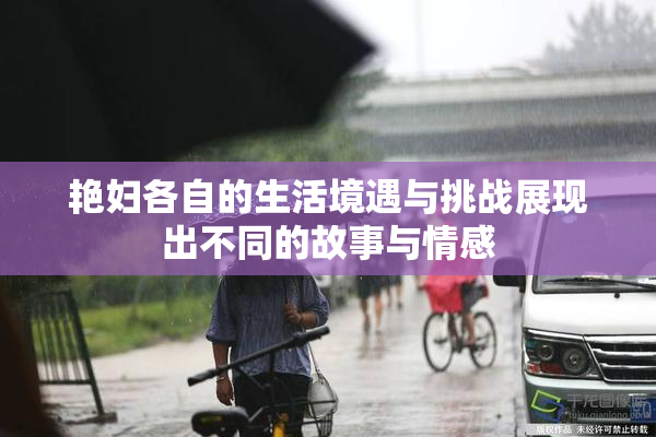 艳妇各自的生活境遇与挑战展现出不同的故事与情感