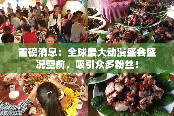 重磅消息：全球最大动漫盛会盛况空前，吸引众多粉丝！