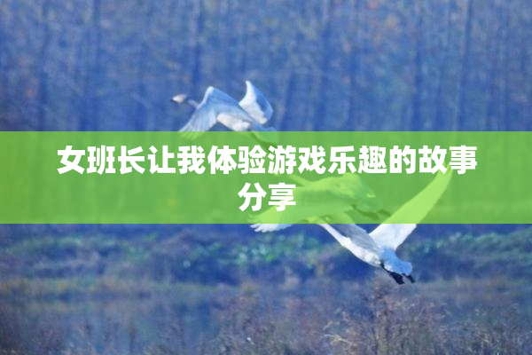 女班长让我体验游戏乐趣的故事分享
