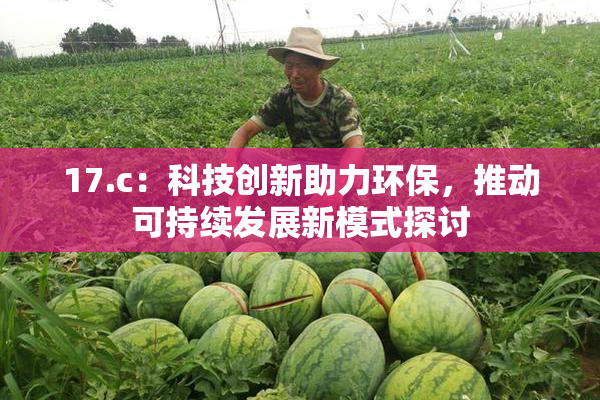 17.c：科技创新助力环保，推动可持续发展新模式探讨