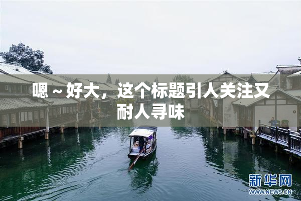 嗯～好大，这个标题引人关注又耐人寻味