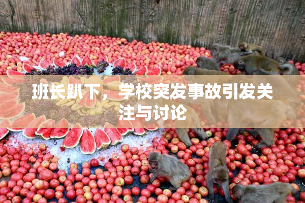 班长趴下，学校突发事故引发关注与讨论