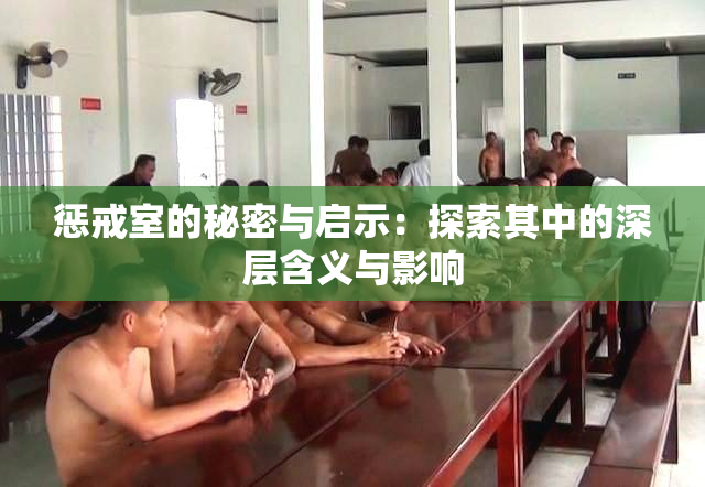 惩戒室的秘密与启示：探索其中的深层含义与影响