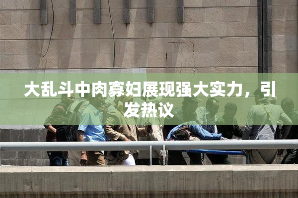大乱斗中肉寡妇展现强大实力，引发热议