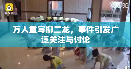 万人重写柳二龙，事件引发广泛关注与讨论