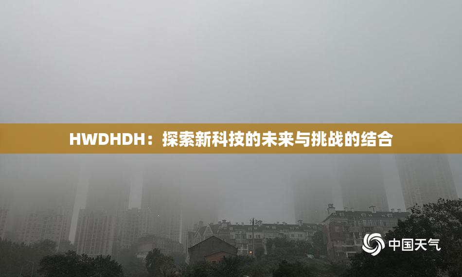 HWDHDH：探索新科技的未来与挑战的结合