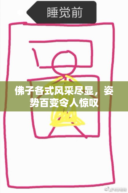 佛子各式风采尽显，姿势百变令人惊叹