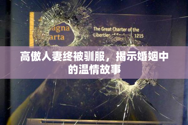高傲人妻终被驯服，揭示婚姻中的温情故事