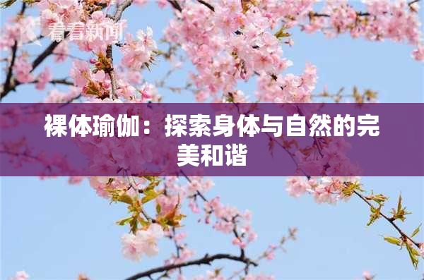 裸体瑜伽：探索身体与自然的完美和谐