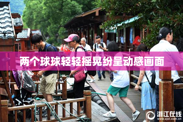 两个球球轻轻摇晃纷呈动感画面