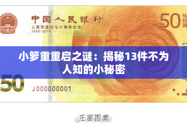 小箩重重启之谜：揭秘13件不为人知的小秘密