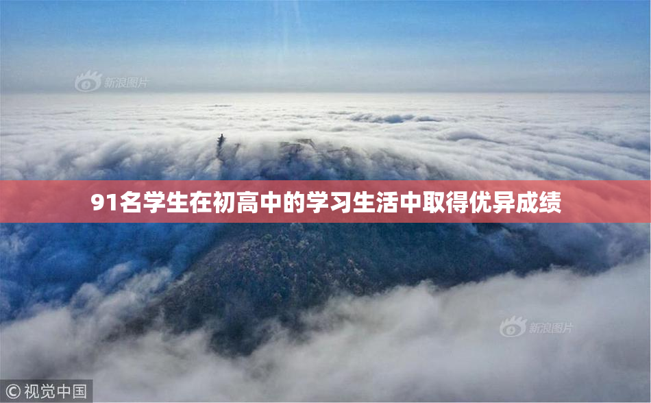 91名学生在初高中的学习生活中取得优异成绩