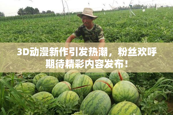 3D动漫新作引发热潮，粉丝欢呼期待精彩内容发布！