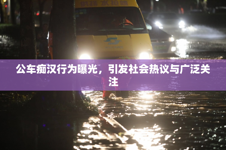 公车痴汉行为曝光，引发社会热议与广泛关注