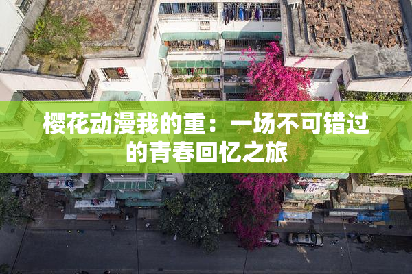 樱花动漫我的重：一场不可错过的青春回忆之旅
