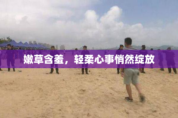 嫩草含羞，轻柔心事悄然绽放