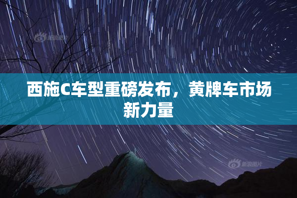 西施C车型重磅发布，黄牌车市场新力量