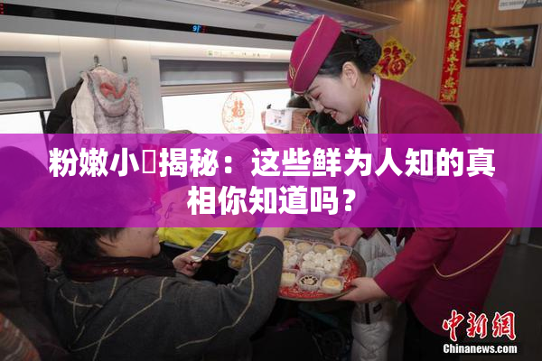 粉嫩小泬揭秘：这些鲜为人知的真相你知道吗？