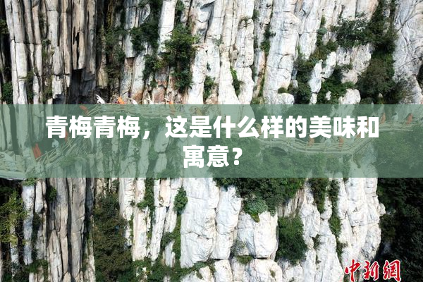 青梅青梅，这是什么样的美味和寓意？