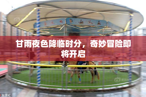 甘雨夜色降临时分，奇妙冒险即将开启