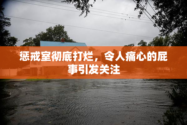 惩戒室彻底打烂，令人痛心的屁事引发关注
