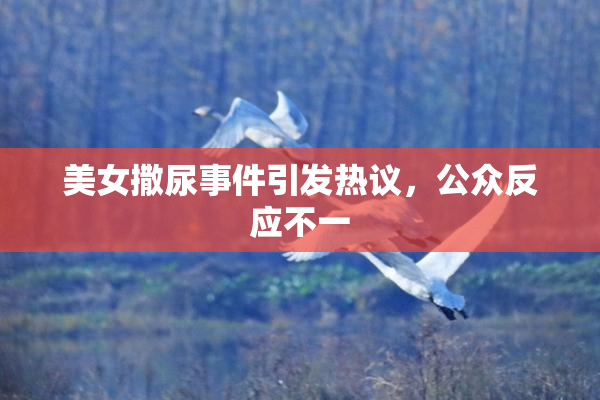 美女撒尿事件引发热议，公众反应不一