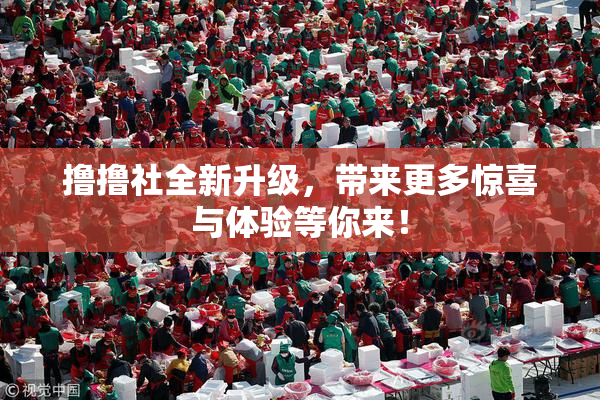 撸撸社全新升级，带来更多惊喜与体验等你来！