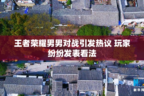 王者荣耀男男对战引发热议 玩家纷纷发表看法