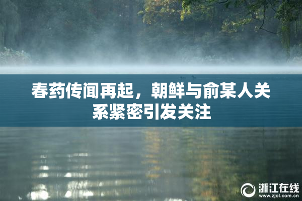 春药传闻再起，朝鲜与俞某人关系紧密引发关注