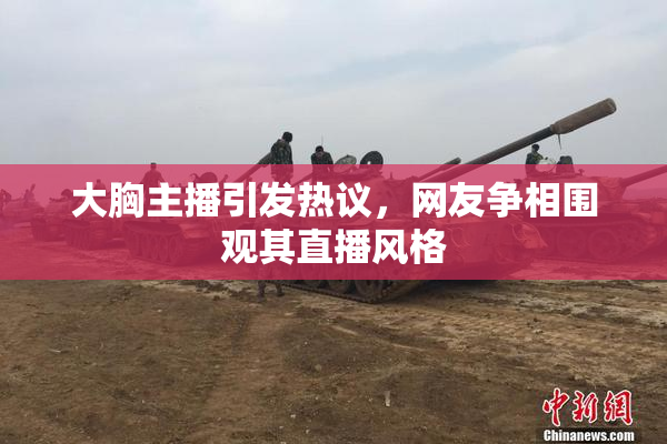 大胸主播引发热议，网友争相围观其直播风格