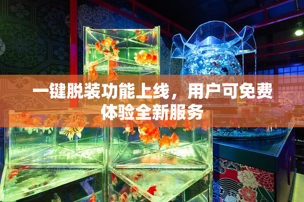 一键脱装功能上线，用户可免费体验全新服务