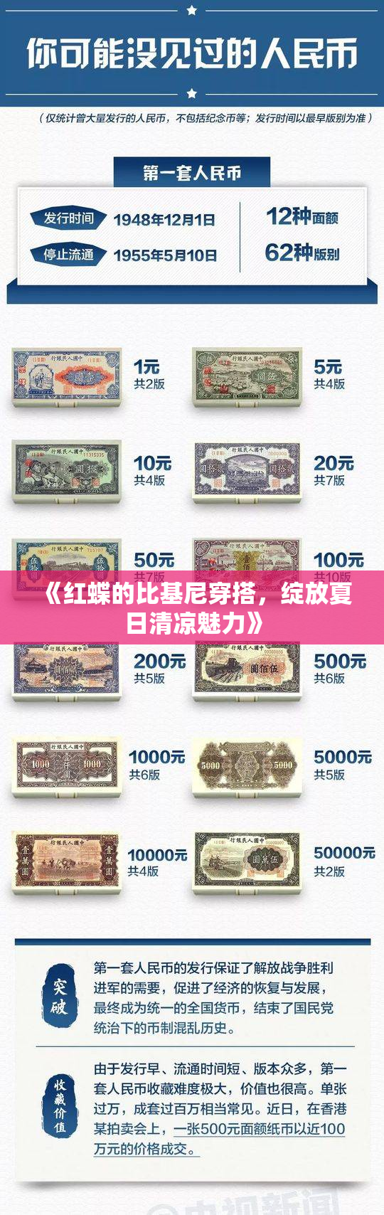 《红蝶的比基尼穿搭，绽放夏日清凉魅力》