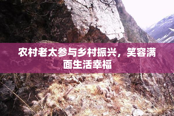 农村老太参与乡村振兴，笑容满面生活幸福