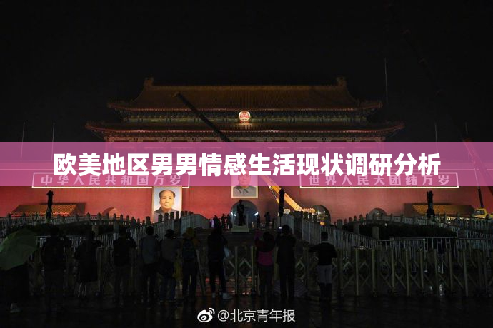欧美地区男男情感生活现状调研分析