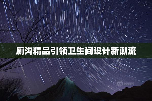 厕沟精品引领卫生间设计新潮流