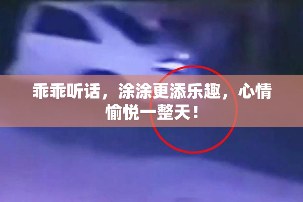 乖乖听话，涂涂更添乐趣，心情愉悦一整天！