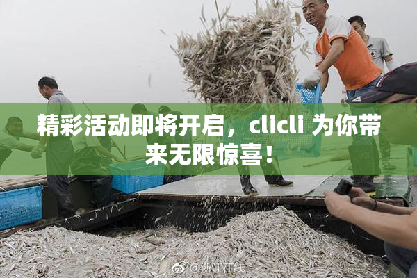 精彩活动即将开启，clicli 为你带来无限惊喜！