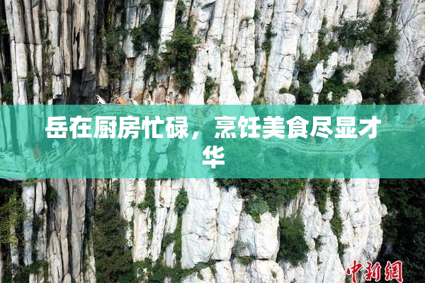 岳在厨房忙碌，烹饪美食尽显才华