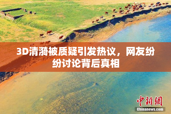 3D清漪被质疑引发热议，网友纷纷讨论背后真相