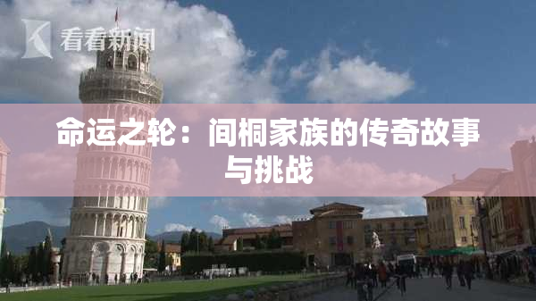 命运之轮：间桐家族的传奇故事与挑战