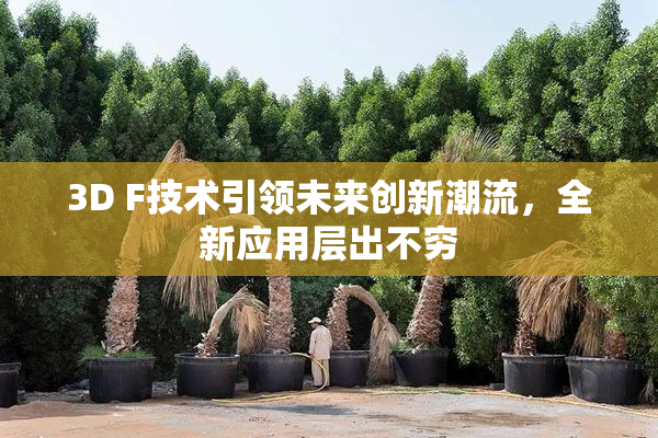 3D F技术引领未来创新潮流，全新应用层出不穷