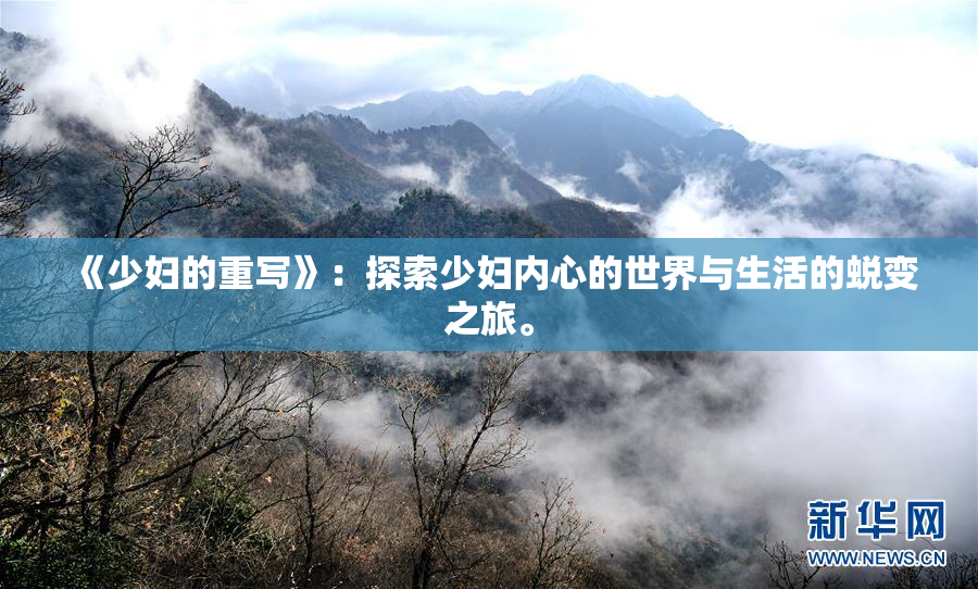 《少妇的重写》：探索少妇内心的世界与生活的蜕变之旅。