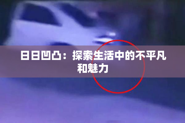 日日凹凸：探索生活中的不平凡和魅力