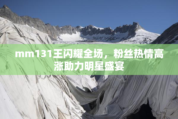 mm131王闪耀全场，粉丝热情高涨助力明星盛宴