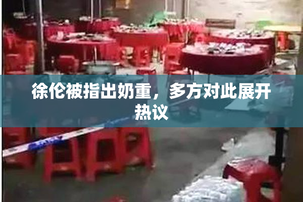 徐伦被指出奶重，多方对此展开热议
