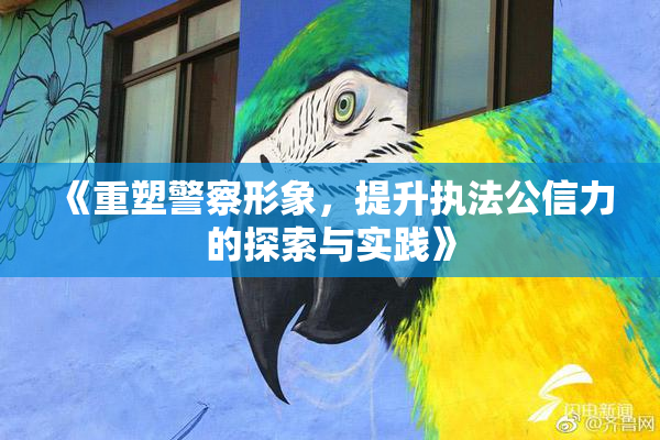 《重塑警察形象，提升执法公信力的探索与实践》