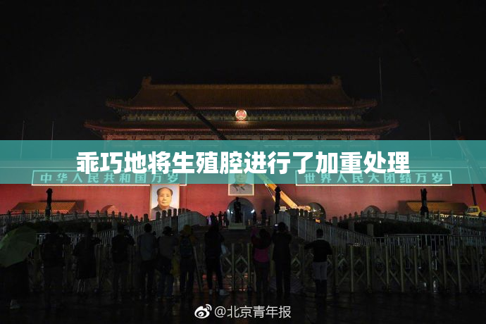 乖巧地将生殖腔进行了加重处理