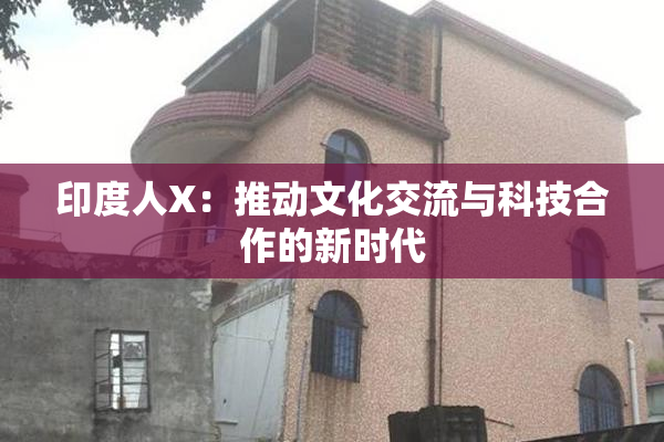 印度人X：推动文化交流与科技合作的新时代